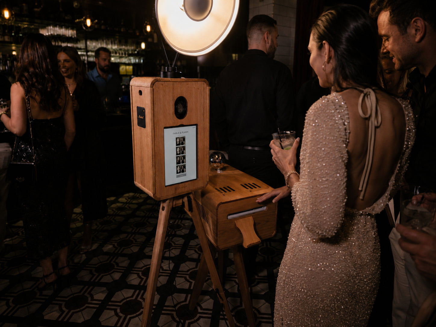Fable & Flash photo booth at an event