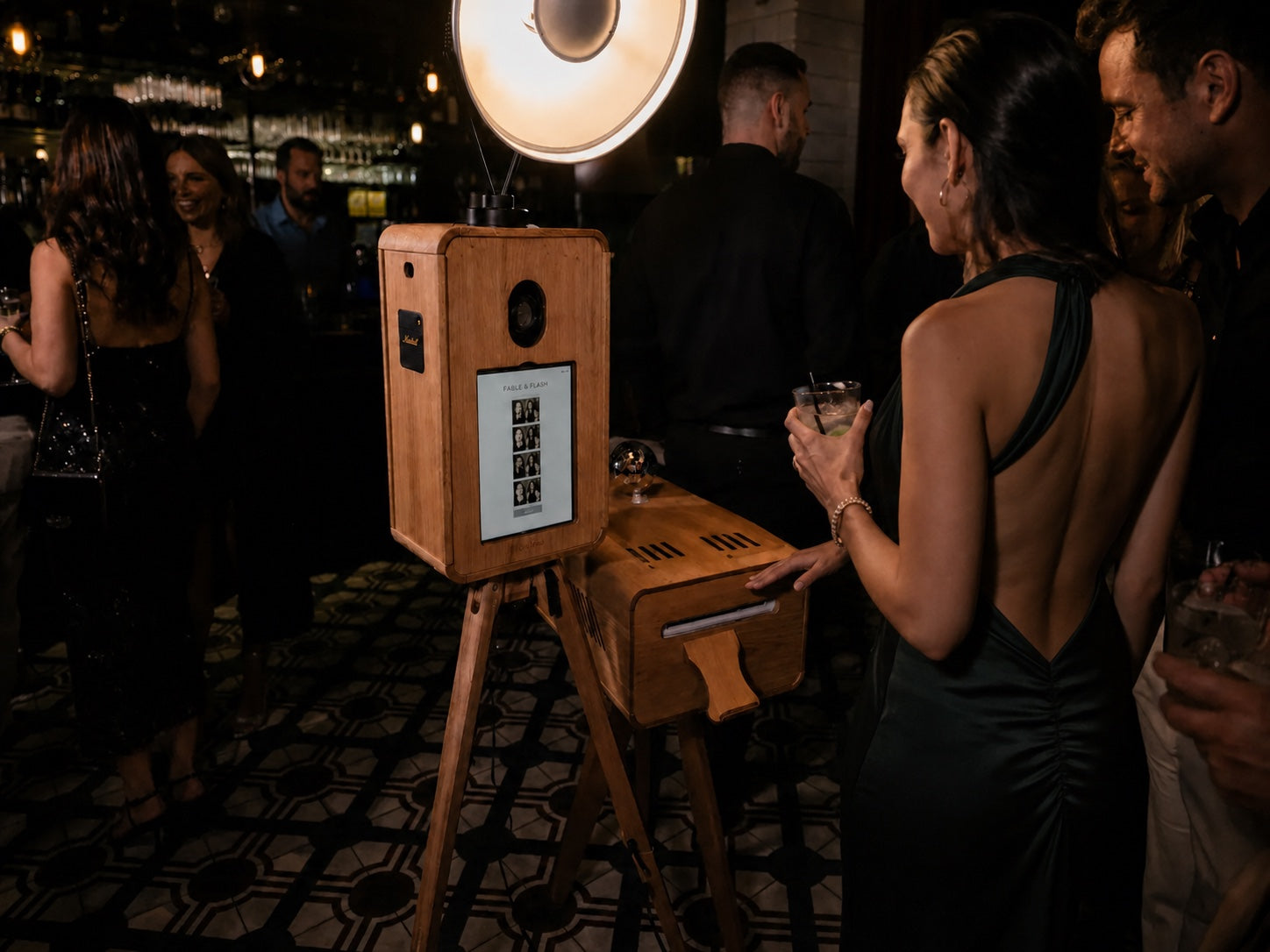 Fable & Flash photo booth at an event