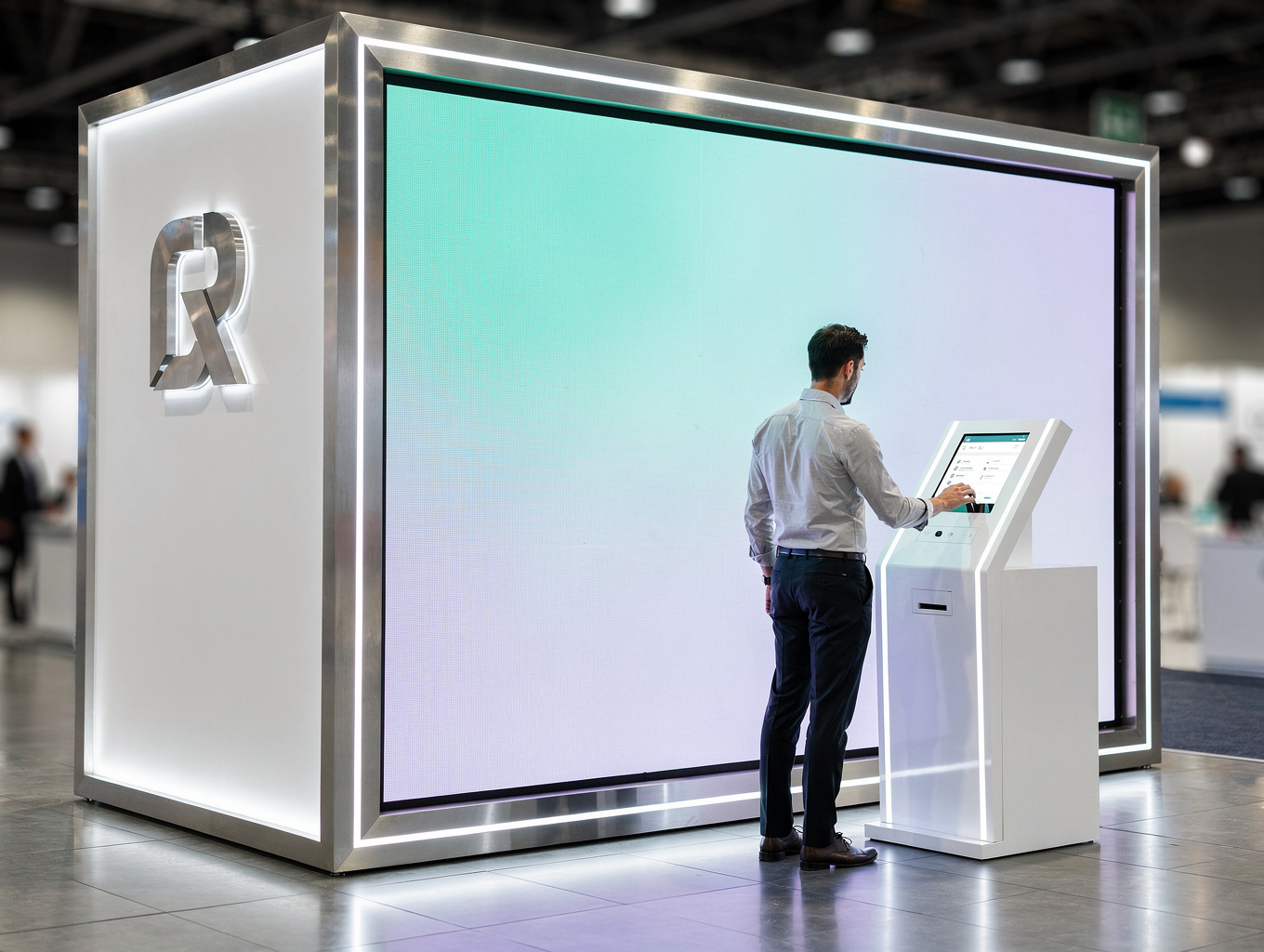 Brand activation photo booth for a major tech company